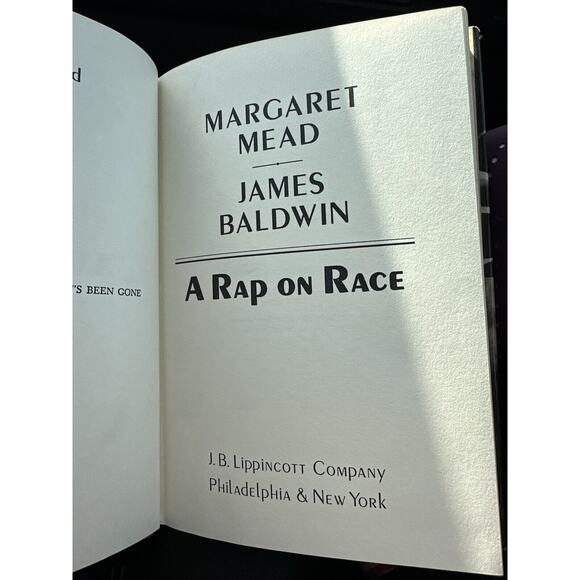 A Rap on Race - Margaret Mead & James Baldwin - 1971 First Edition - Picture 5 of 6